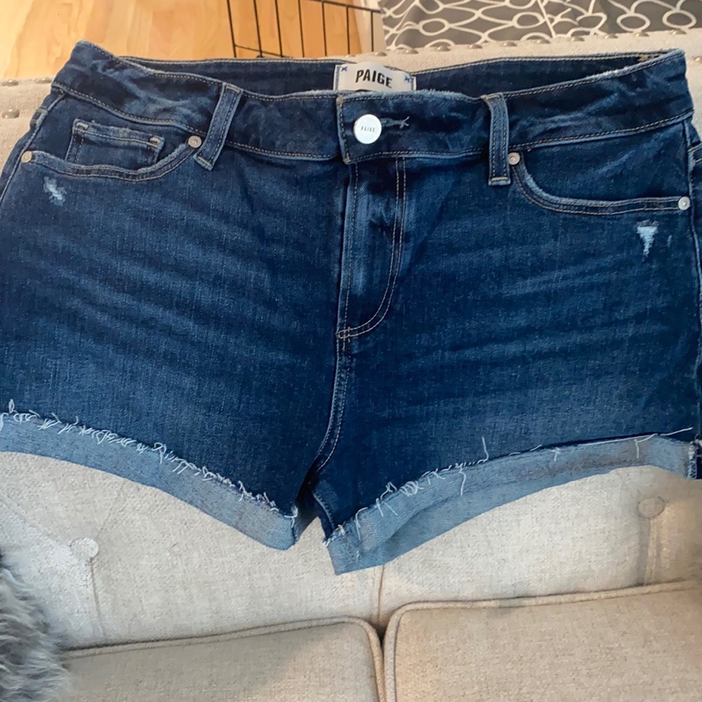 Paige never worn denim shorts!